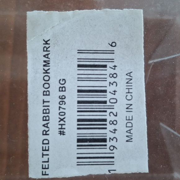 NIB Felted Rabbit Bookmark - Picture 2 of 5